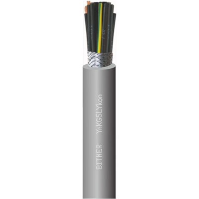Sygnalizacyjny ekranowany kabel górniczy o izolacji i powłoce PVC YnKGSLYkon 300/500V 3x1,5+1,5