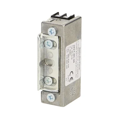 Symmetric electric strike with a blockade, gray