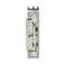 Symmetrical electric strike with a MINI blockade, gray
