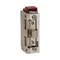 Symmetrical electric strike with guide and ajar door signal, reversible, MINI, LOW CURRENT 280mA for 12VDC