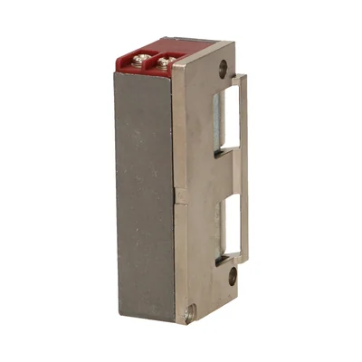 Symmetrical electric strike with guide, reversible, MINI, low current, 280mA for 12VDC