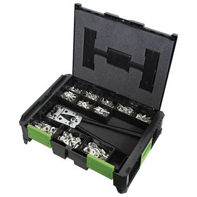 SysCon Standard tubular terminal set with crimping tool 210805