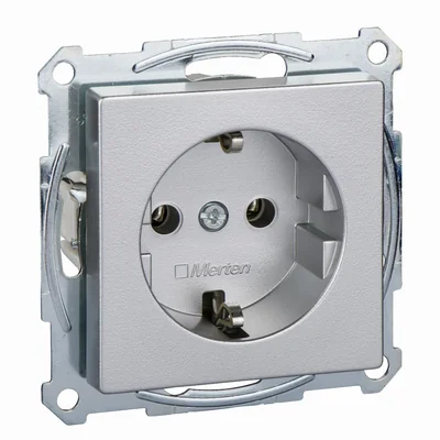 SYSTEM M SCHUKO socket screwless aluminum terminals