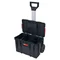 Système de rangement pour outils, coffre de 38 l à roulettes, 2 compartiments réglables, organisateur