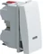 SYSTO Bouton poussoir NO/NF avec option rétro-éclairage 1 module 10A/230V blanc