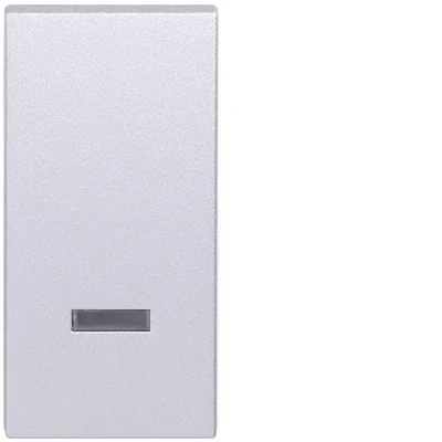 SYSTO Interruptor de escalera con opción de retroiluminación, 1 módulo 10A/230V aluminio