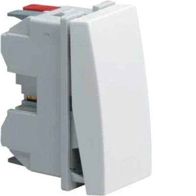 SYSTO Interruptor de escalera universal, 1 módulo, 10A/230V, blanco