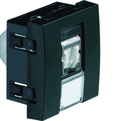 SYSTO IT socket RJ45 category 6 STP 2 black modules