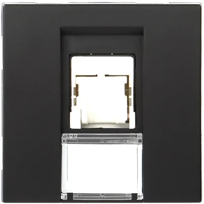 SYSTO IT socket RJ45 category 6 UTP 2 black modules