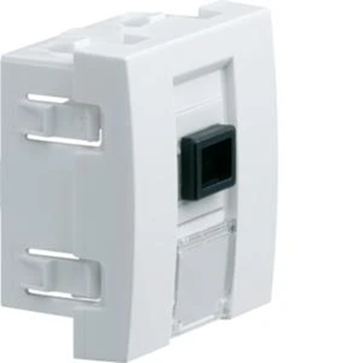 SYSTO Optical socket SC 2 white modules