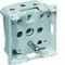 SYSTO Prise avec bornes à vis de terre 2 modules 16A/250V blanc