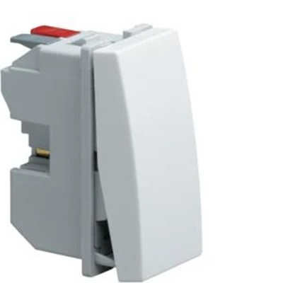 SYSTO Pushbutton NO/NC switch 1 module 10A/230V white