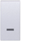 SYSTO Stair switch with backlight option 1 module 10A/230V aluminum