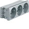 SYSTO Through-socket with grounding 3x(2P+E) self-clamping 6 modules 16A/230V aluminum