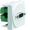 SYSTO Video socket SUB-D 15 VGA screw terminals 2 white modules