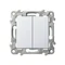SZAFIR Double staircase switch white