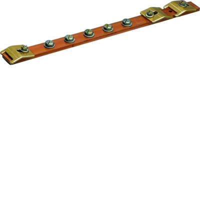 Szyna uziemiająca UNIVERS CU 20x5mm 1-polowa