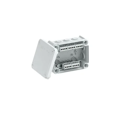 T 100 KL Junction box with terminal strip and inserts