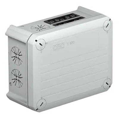 T 100 WB 4s5 Junction box with Wieland 4s5p sockets