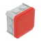 T 40 RO-LGR Junction box with glands, red cover
