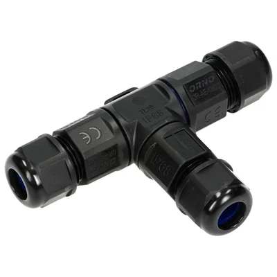 T-konektor IP68, 3x4mm2, 450V/25A