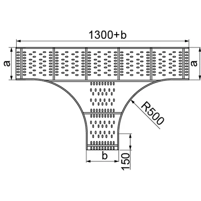 T-piece TKSC200H100N