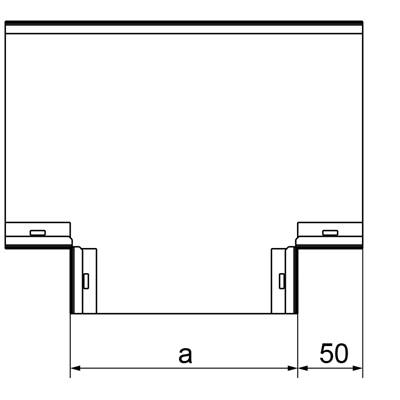 T-piece width 250mm height 38mm