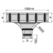 T-piece width 300mm height 160mm