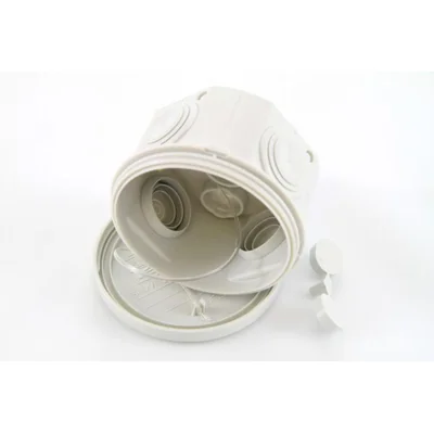 T-SERIA Puszka odgałęźna T25 fi80mm jasnoszara