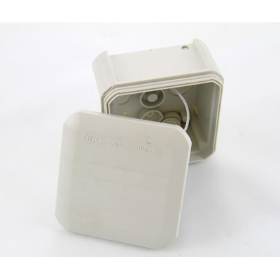 T-SERIES Junction box with full walls T40 OE light grey