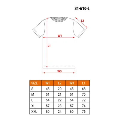 T-shirt, black, size L, CE