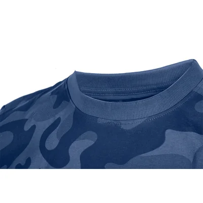 T-shirt roboczy Camo Navy, rozmiar M