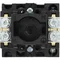 T0-1-102/EA/SVB-SW Main switch, 2 pole, 20 A, emergency stop function, 90°, padlockable in the Off position, surface mounting, black knob with padlockable function