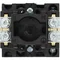T0-1-102/EA/SVB-SW Main switch, 2 pole, 20 A, emergency stop function, 90°, padlockable in the Off position, surface mounting, black knob with padlockable function