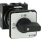 T0-1-102/EZ On-Off switch, 2 pole, 20 A, 90 °, surface mount 22.3 mm, black knob, non-locking