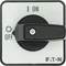 T0-1-102/EZ On-Off switch, 2 pole, 20 A, 90 °, surface mount 22.3 mm, black knob, non-locking