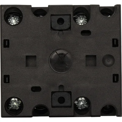 T0-1-102/EZ On-Off switch, 2 pole, 20 A, 90 °, surface mount 22.3 mm, black knob, non-locking