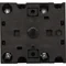 T0-1-102/EZ On-Off switch, 2 pole, 20 A, 90 °, surface mount 22.3 mm, black knob, non-locking