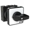 T0-1-15321/E ON switch, Contacts: 1, spring return in position 1, 20 A, nameplate: I1, 45 °, spring return, surface mounting, black knob, non-locking