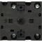 T0-1-8210/EZ Power switch, Contacts: 2, 20 A, type: 1-0-2, 60 °, latching, 22.3 mm surface mount, black knob, non-locking
