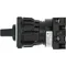 T0-1-8210/EZ Power switch, Contacts: 2, 20 A, type: 1-0-2, 60 °, latching, 22.3 mm surface mount, black knob, non-locking