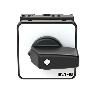 T0-1-8220/E Power switch, Contacts: 2, 20 A, type: 1-2, 90 °, latching, surface mounting, black knob, non-locking