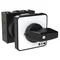 T0-1-8220/E Power switch, Contacts: 2, 20 A, type: 1-2, 90 °, latching, surface mounting, black knob, non-locking