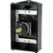 T0-2-15679/I2H/MBS/SVB Main switch, 3 pole + 1 NO, 20A, emergency stop function, padlockable in the Off position, 90°, in hardened glass enclosure, with MBS screening plate, red-yellow knob with padlockable function