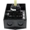 T0-2-15679/I2H/MBS/SVB Main switch, 3 pole + 1 NO, 20A, emergency stop function, padlockable in the Off position, 90°, in hardened glass enclosure, with MBS screening plate, red-yellow knob with padlockable function