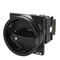 T0-2-1/EA/SVB-SW Main switch, 3 pole, 20 A, emergency stop function, 90°, padlockable in the Off position, surface mounting, black handle with padlockable function