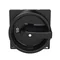 T0-2-1/EA/SVB-SW Main switch, 3 pole, 20 A, emergency stop function, 90°, padlockable in the Off position, surface mounting, black handle with padlockable function