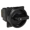 T0-2-1/EA/SVB-SW Main switch, 3 pole, 20 A, emergency stop function, 90°, padlockable in the Off position, surface mounting, black handle with padlockable function