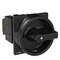T0-2-1/EA/SVB-SW Main switch, 3 pole, 20 A, emergency stop function, 90°, padlockable in the Off position, surface mounting, black handle with padlockable function