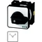T0-2-8221/E Power switch, Contacts: 4, 20 A, type: 1-2, 90 °, latching, surface mounting, black knob, non-locking